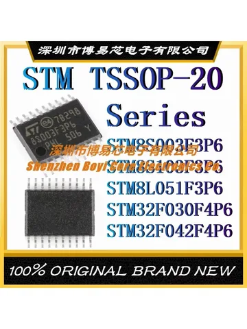STM8S003F3P6 STM8S103F3P6 STM8L051F3P6 STM32F030F4P6 STM32F042F4P6 Пластиковый корпус