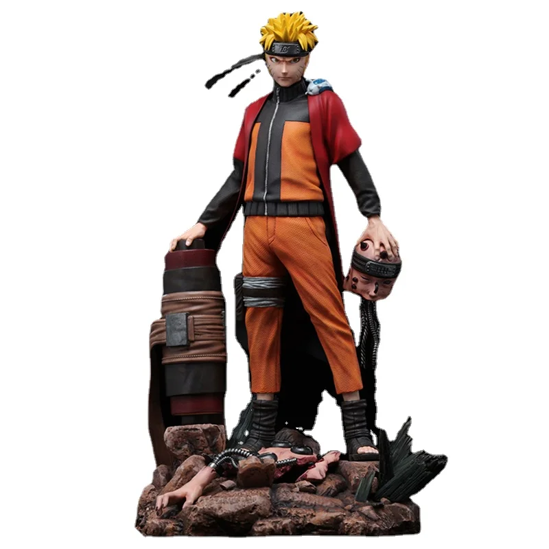 

30cm Anime Naruto Shppuden Figurines GK Uzumaki Naruto Action Figure PVC Model Toys For fans Desktop car Decoration hot Gifts