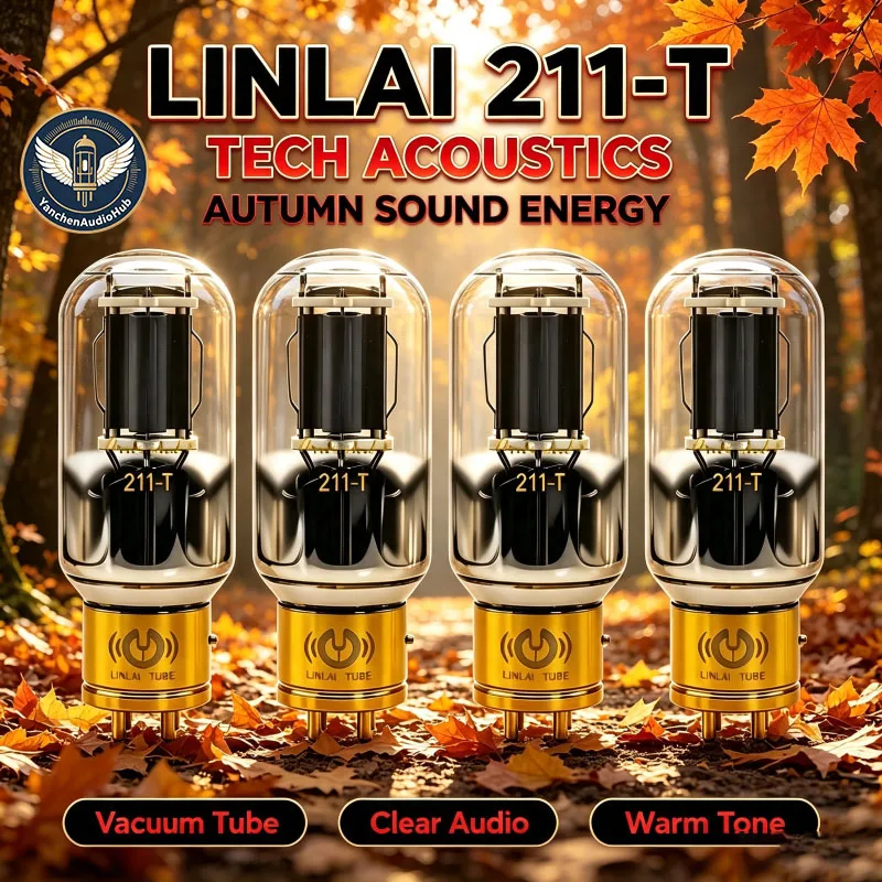 Фото Новая лампа 211-T от Lin Lai 2027 подходит для большинства однотактных ламповых усилителей класса А высокой мощности. №1
