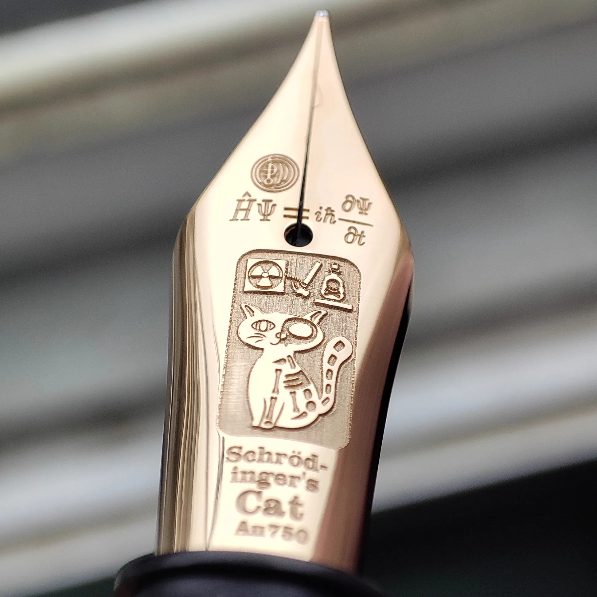 Tangmoon Funny No 6 наконечник для ручки серия Физика/Кот Шклаödinger/Эйнштейн