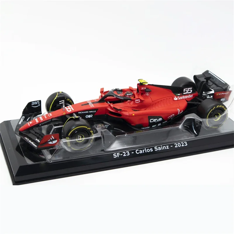 Ббраго 1:24 SF-23 # 16 / 55 Гран-при Азербайджан версия красная литая под давлением