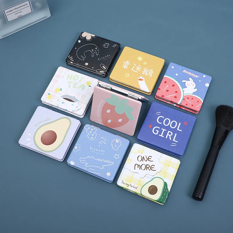 

Fashion Mirror with Double Side for Girls Portable Folding Cosmetics Pocket Cosmetic Compact Vanity Women Girls Make Up Mirrors