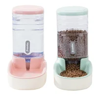 Dog Automatic Feeder Food Storage Cat Water Dispenser Bowl Big Capacity Non-slip PP Plastic Pet Eat and Drink Tools