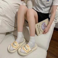 summer women man slippers sandals holiday beach slides letter female home soft bath bathroom shoes eva quality cozy slippers