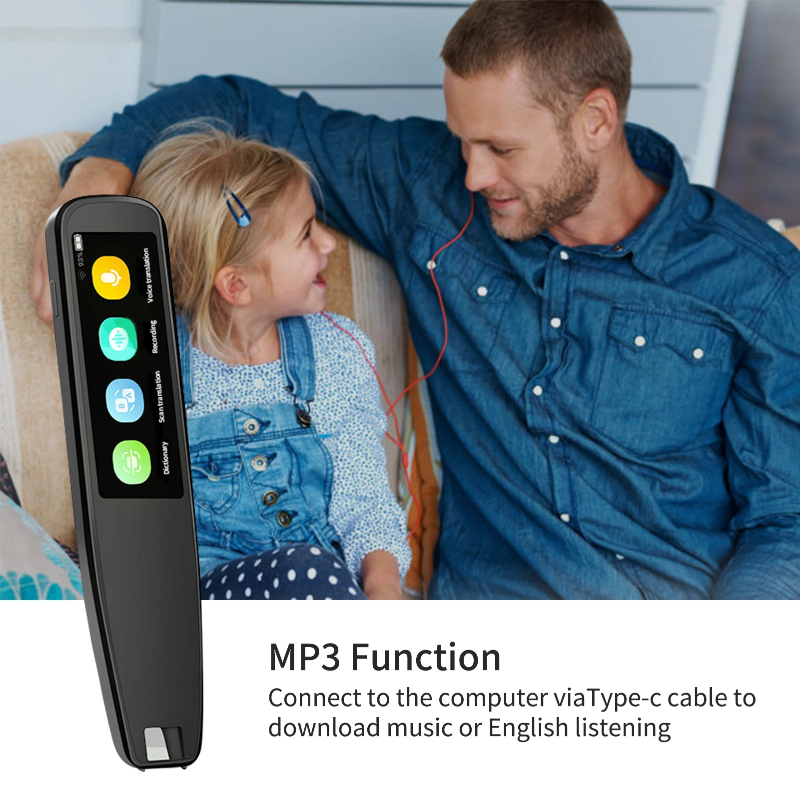 Usb-сканер для чтения текста 112 языков |