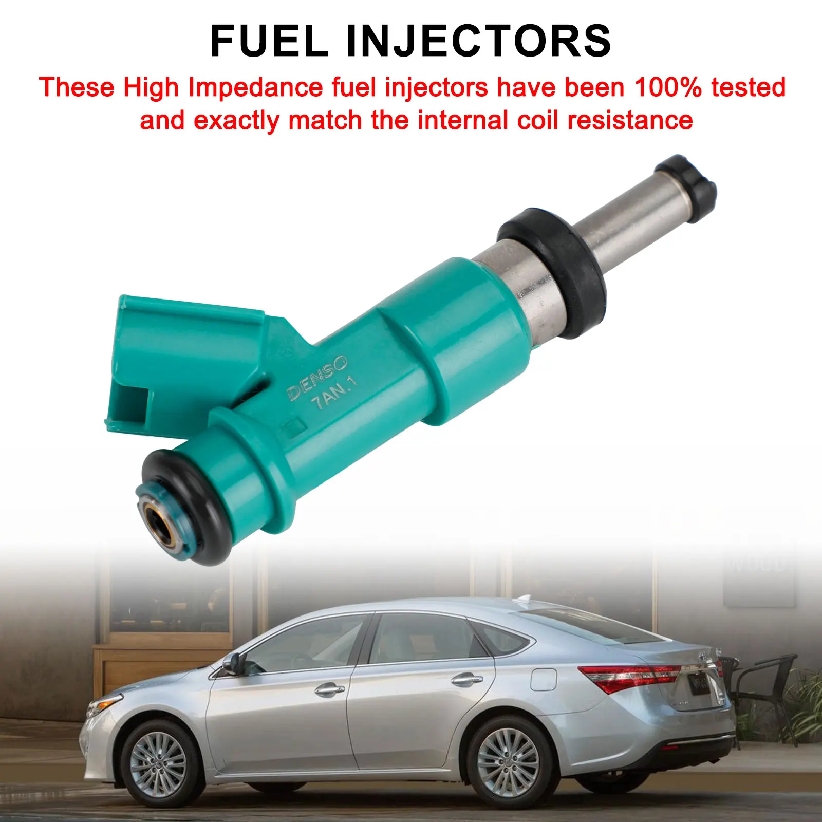 

Topteng 1PCS Fuel Injectors 23250-0P010 For Toyota Camry Highlander Sienna ES350 3.5L V6