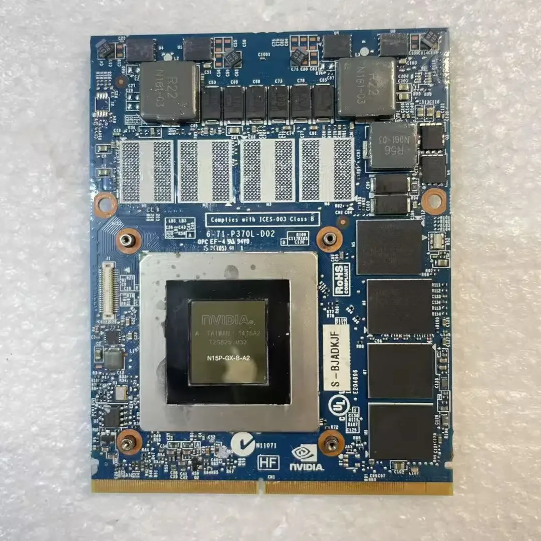 Фото Видеокарта GTX860M N15P-GX-B-A2 MXM 3.0 DDR5 2G для ноутбуков DELL M15X M17X R4 R5 M18X R1 R2 GTX860 №4