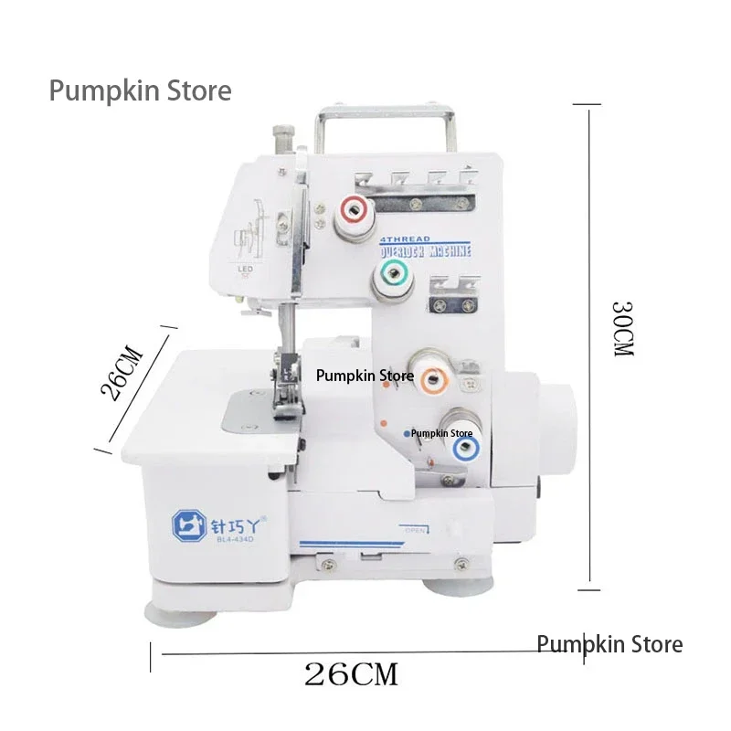 Бытовая швейная машина оверлока с четырьмя нитями электрическая