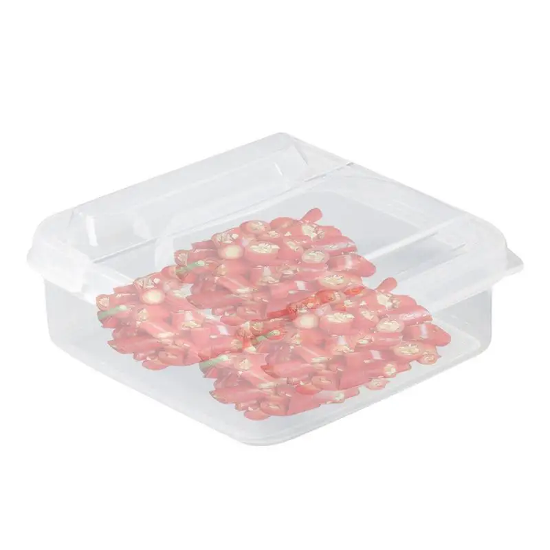 

Cake Slice Containers Butter Box Transparent Butter Storage Box Refrigerator Fruit Vegetable Fresh Keeping Kitchen Storage Box