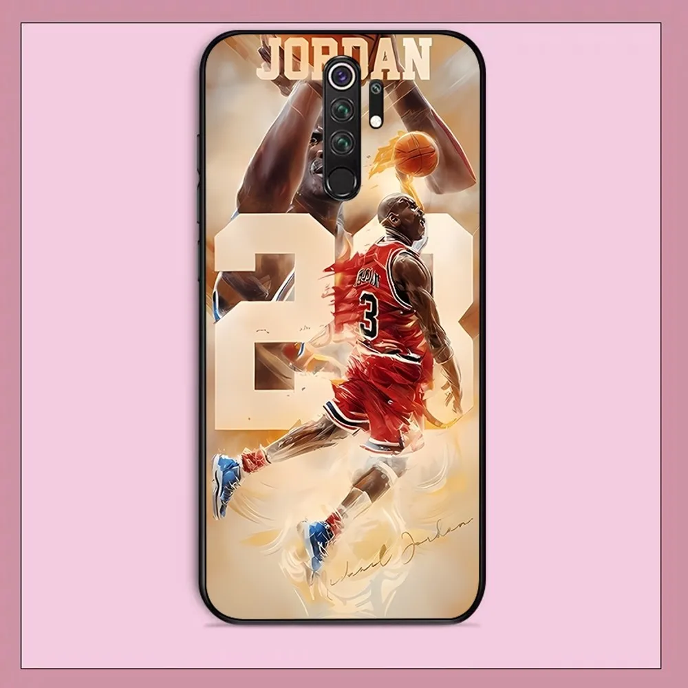 Чехол для телефона Basketball M-Michaell-J-Jordan Redmi Note 4 X 5 A 6 7 8 T 9 9S 10 11 11S 11Epro Poco M3 Pro