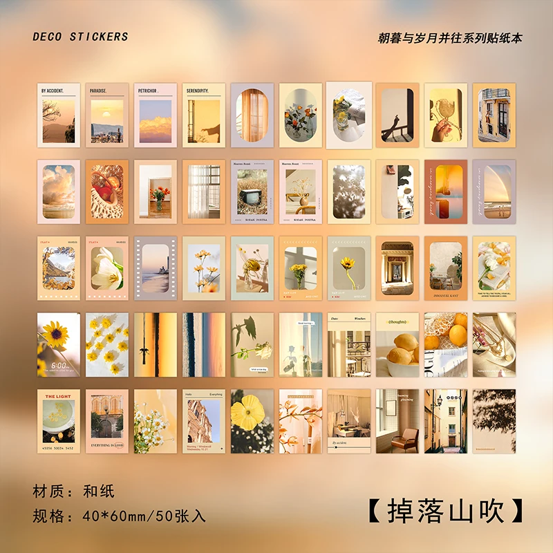 

Бумажные стикеры Mengtai 50 шт.