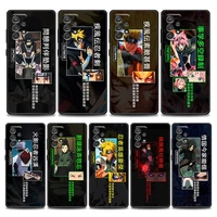 pain anime naruto kakashi sakura phone case for samsung a01 a02 s a03s a11 a12 a21s a32 a41 a72 5g a52s 5g a91 s soft silicone