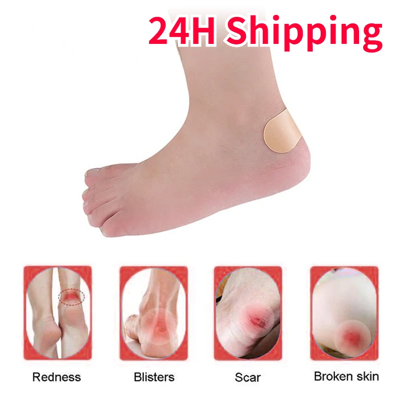 

20Pcs Foam Back Stickers Men's and Women's Heel Shock Absorbing Anti-Slip Anti-Abrasive Waterproof Stickers Foot Care Tools