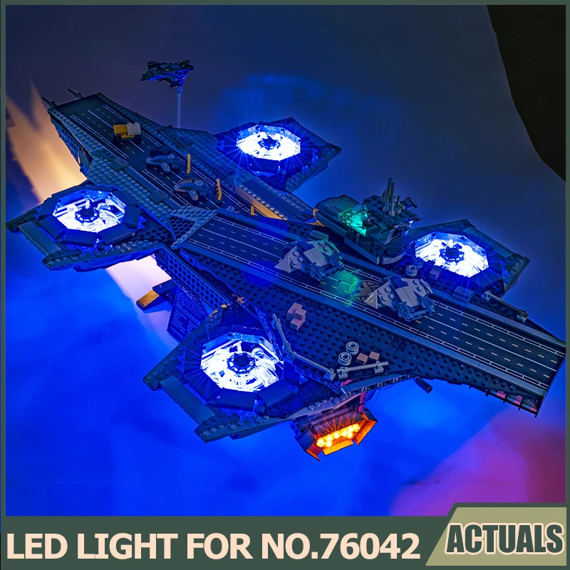 

Led Light Kit For 76042 The Shield Helicarrier Building Blocks Model DIY Toys LED Set Not Included Briks