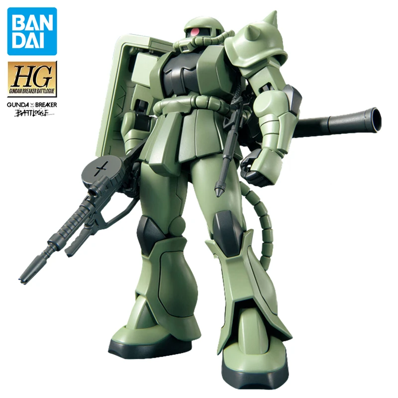 

2022 New Bandai Genuine Gundam Model Kit Anime Figure HGAC Green Zaku 241 Collection Gunpla Anime Toys for Children