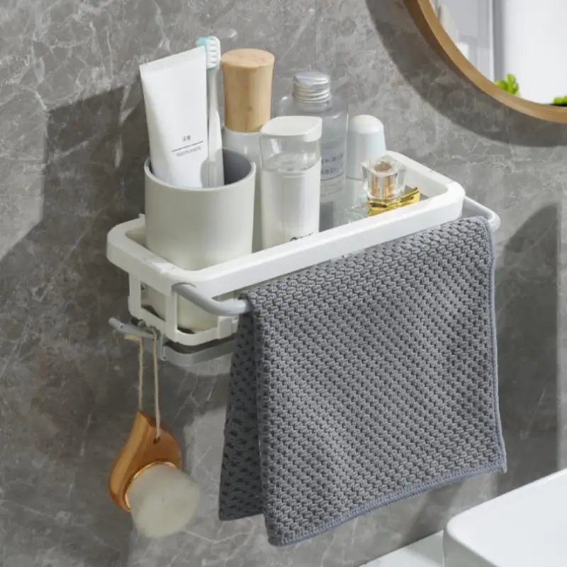 

Kitchen Gadgets Accessories Tool Dishcloth Towel Rack Easy To Storage Sink Tray Extensible Design Wall Mounted Sponge Holder