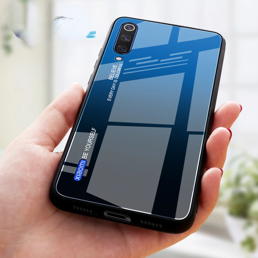 

Phone Case For Xiaomi Mi A3 Mi 9t 12x 12 11 10 T Pro 9 SE Mi9 Lite CC9 e Case Glass Cover For Xiaomi Mi Note 10 Lite