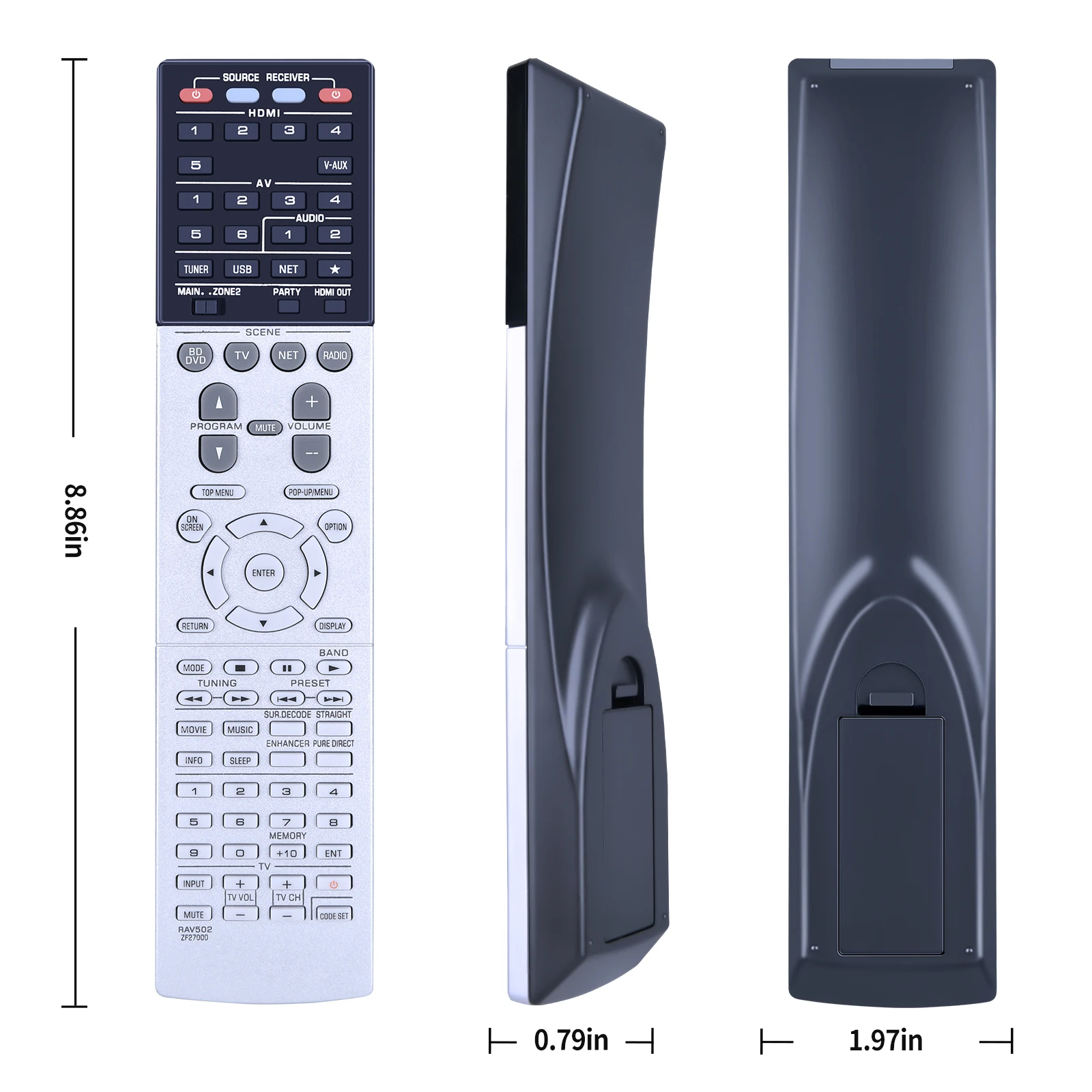 Новый пульт дистанционного управления RAV502 ZF27000 для AV-ресивера YAMAHA RX-V775 RXV775