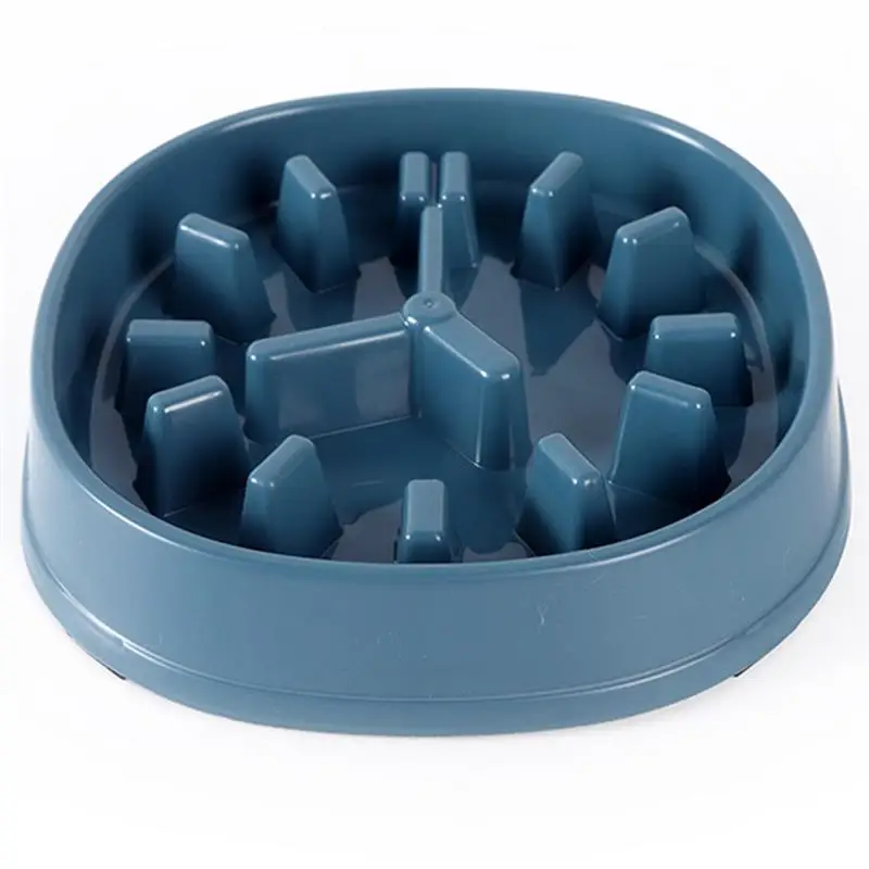 

Pet Dog Bowl Dog Slow Feeder Bowl Puppy Cat Slow Eating Dish Bowl Anti-Gulping Food Plate Feeding Dog Cat Food Bowl Pet Supplies
