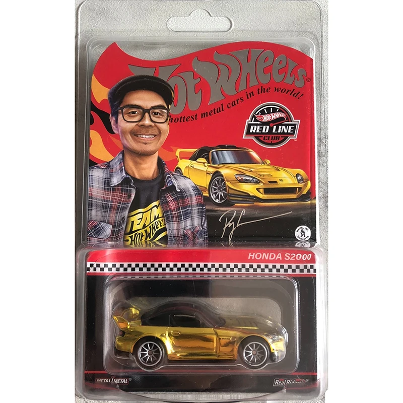 

Hot Wheels RLC HONDA S2000 Ryu Asada памятная версия 1/64 литые модели автомобилей