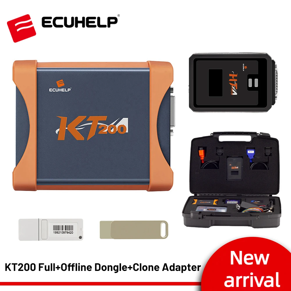 

Адаптер клонирования ECUHELP KT200 HTprog с поддержкой клонирования мультиэбу