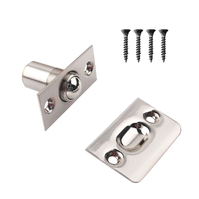 

Spring Invisible Wooden Cabinet Door Beads Lock Closet Ball Catch Latch Catcher Door Latches Touch Beads Locking Door