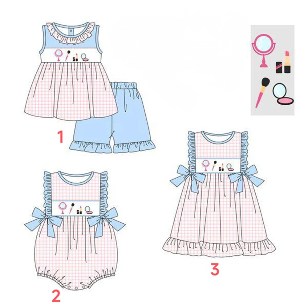 Летняя одежда для маленьких девочек подходящий костюм из молочного шелка