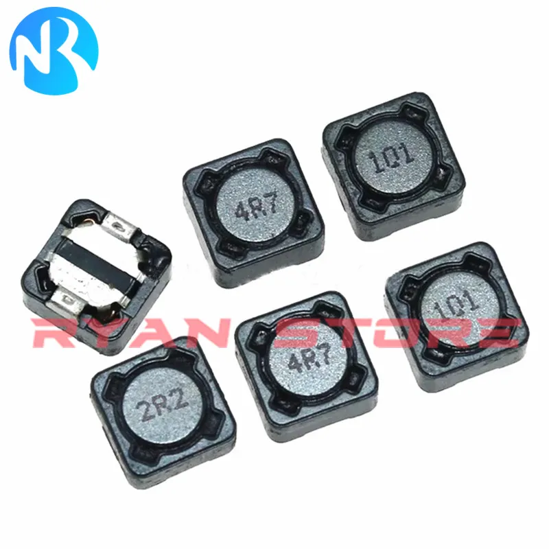 Фото 50 шт. CD73R SMD силовая индуктивность, провод с обмоткой, экранированный индуктор CDRH74R 2,2/3,3/4,7/6,8/10/22/33/47/68/100/150/470UH 7*7*4 мм №5