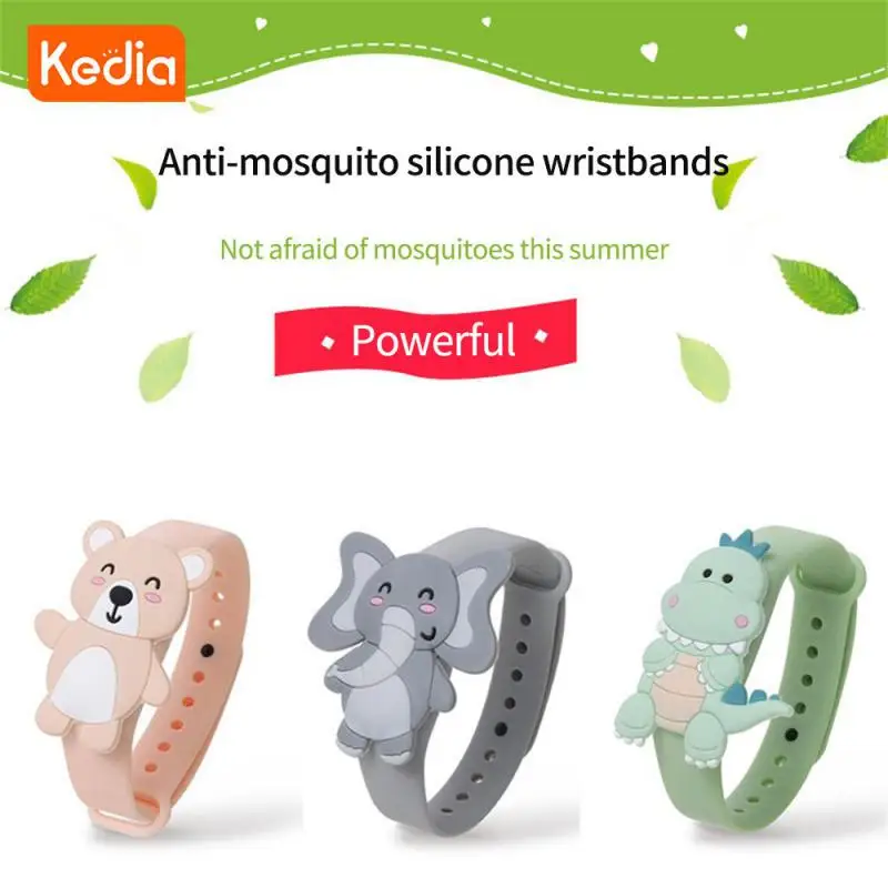 Часы от комаров носимые летние мультяшные эфирные масла физические часы с