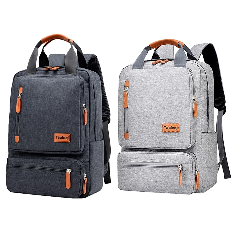 

Hot Kf-Men's Backpack Casual Business Notebook Backpack Light Laptop Bag Anti Theft Backpack Travel Rucksack
