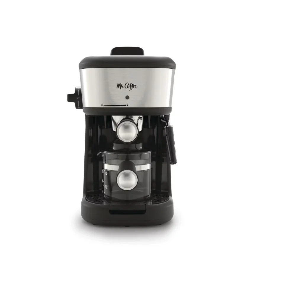 

4-Shot Steam Espresso, Cappuccino, and Latte Maker in Black