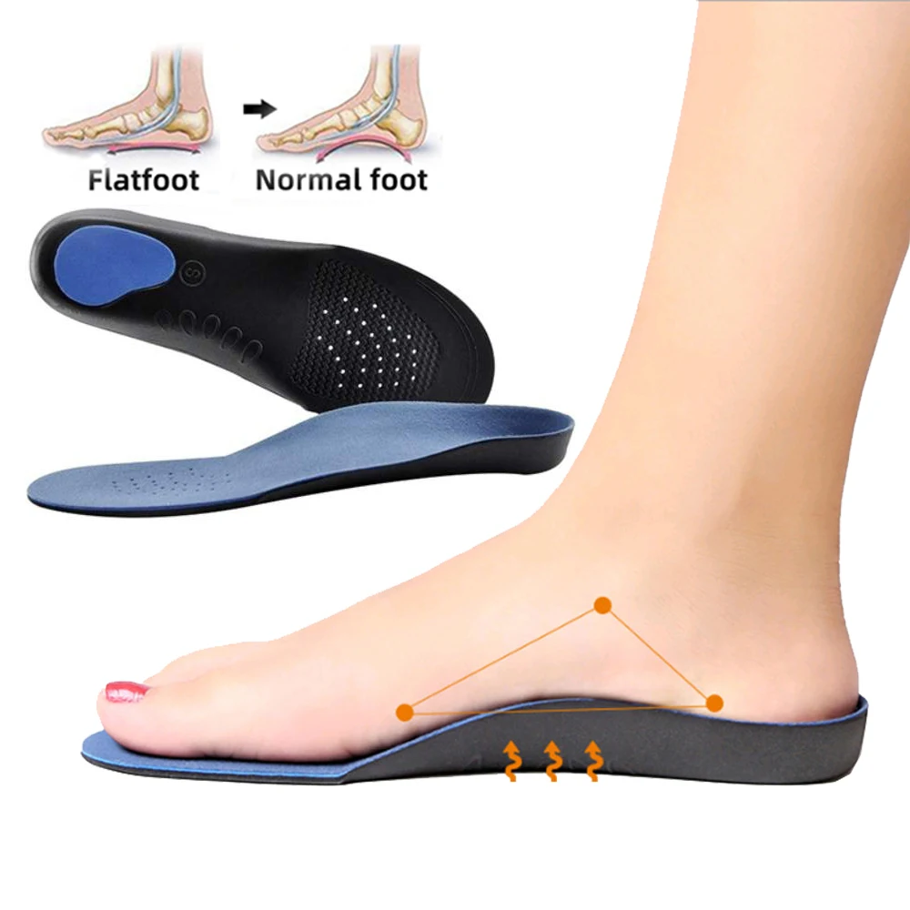 Orthotic Insole Arch Support Flatfoot Orthopedic Insoles for Work All Day Stand Feet Plantar Fasciitis  Pain Relief Shoe Cushion