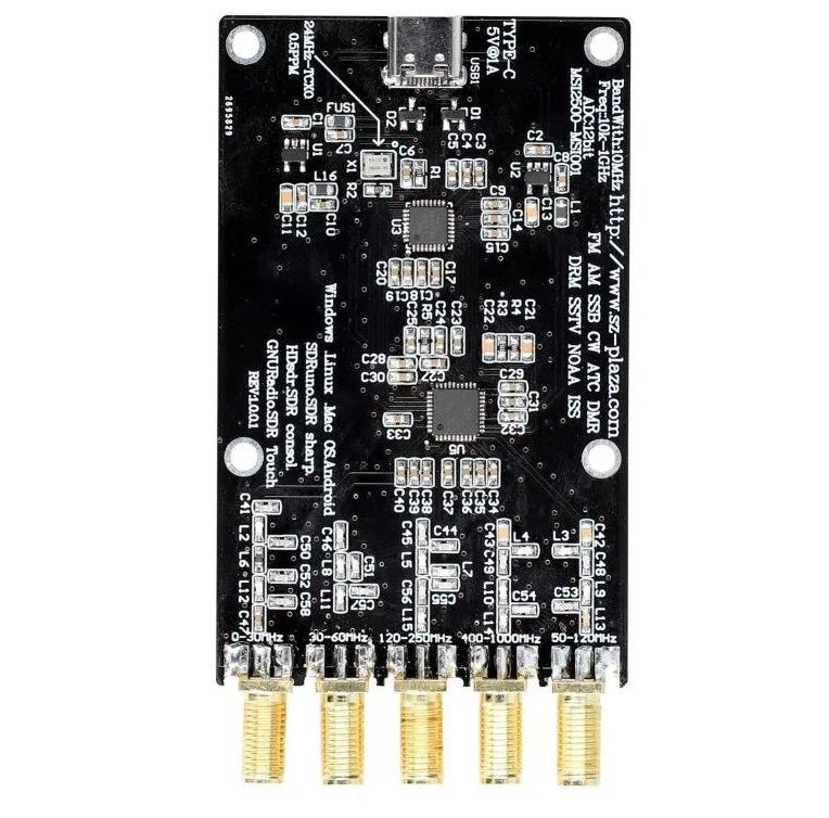 Простой SDR-ресивер 10k ~ 1 ГГц совместимый с RSP HF AM FM SSB CW ресивер авиационного