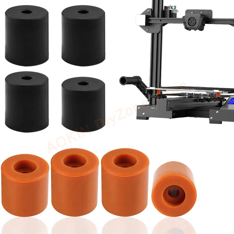 

8Pcs Heatbed Levelling Column 18mm 16mm 3D Printer Solid Hot Bed Mounts Heat-Resistant Silicone Buffer Kit for CR-10 Ender 3