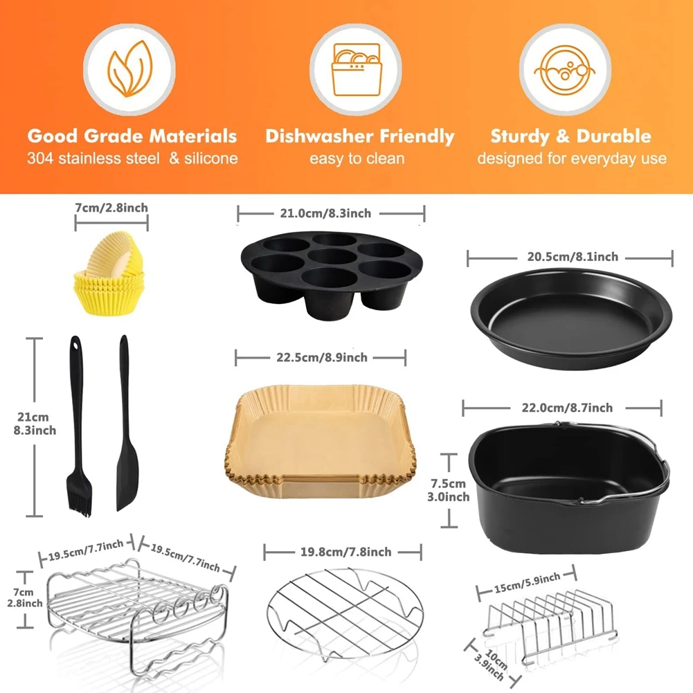 Аксессуары для квадратной фритюрницы мгновенных фритюрниц Vortex Plus COSORI 6.4L Tefal XXL 6.2L