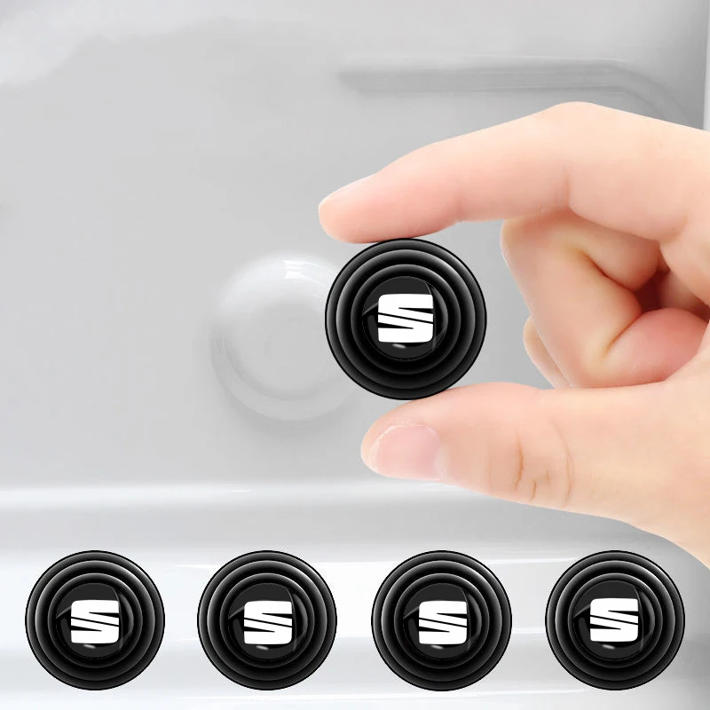 

Car Door Anti-collision Silicone Pad Stickers Soundproof Buffer Gasket For SEAT Leon 5F Ibiza 5 6 MII Altea EXEO Toledo Cordoba