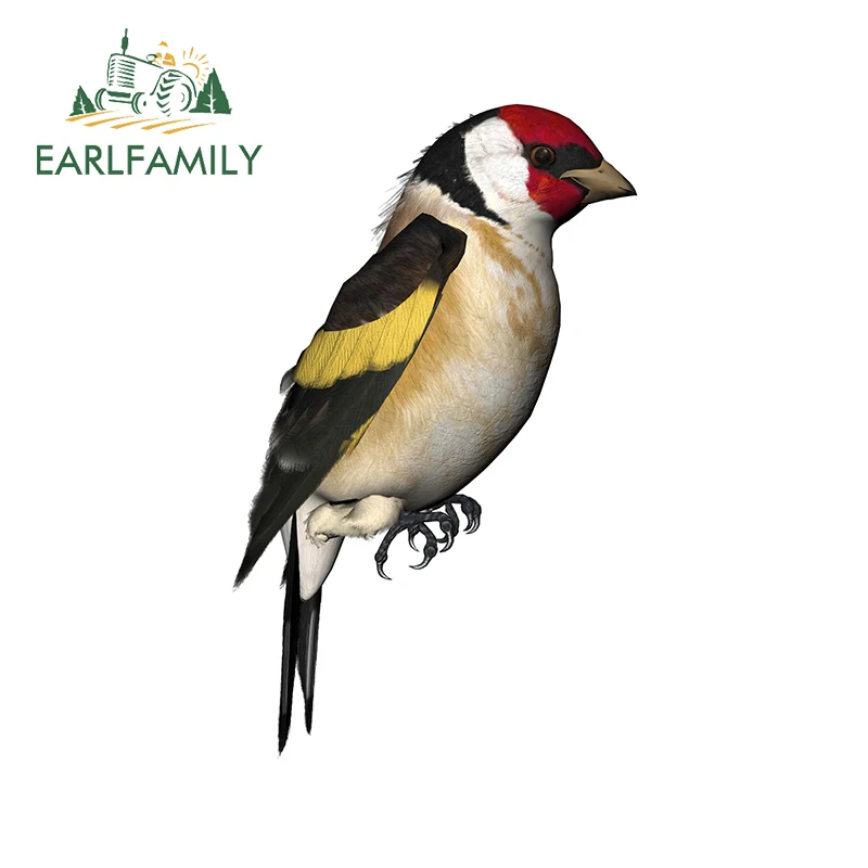 

EARLFAMILY 13cm x 8.5cm for Canary Bird Car Sticker Cartoon DIY Decal Refrigerator Windshield Waterproof Bumper Vinyl Car Wrap