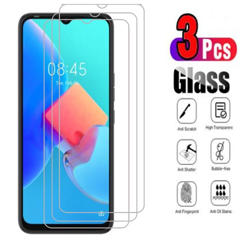 

3 шт., защитное закаленное стекло для смартфонов Tecno Spark 8C