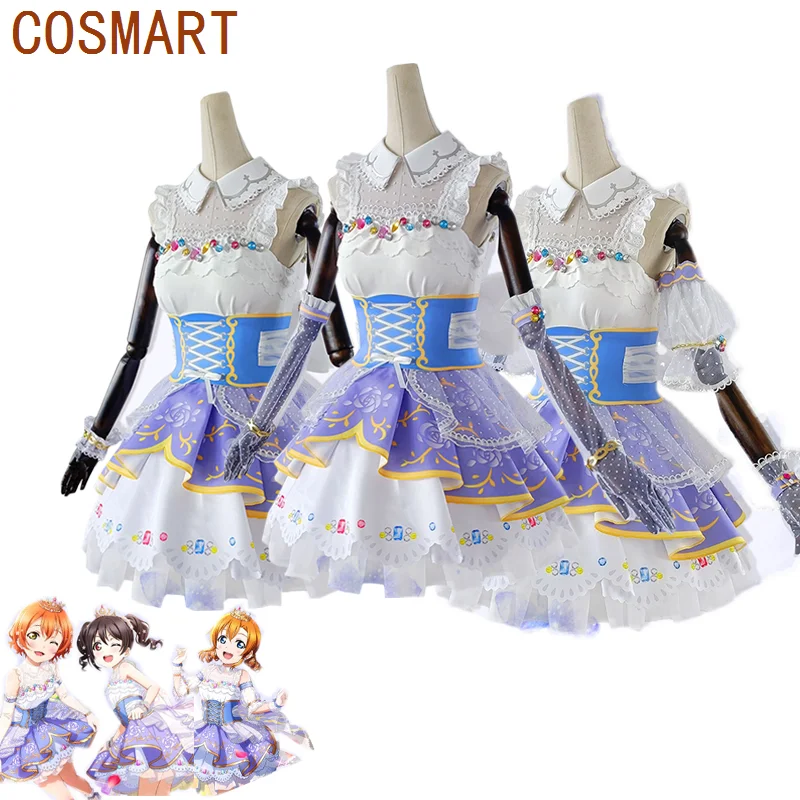

Lovelive Royal Princess Rin Hoshizora Honoka Kousaka Nico Yazawa Cosplay Costume Women Party Dress Anime Clothing Custom Made