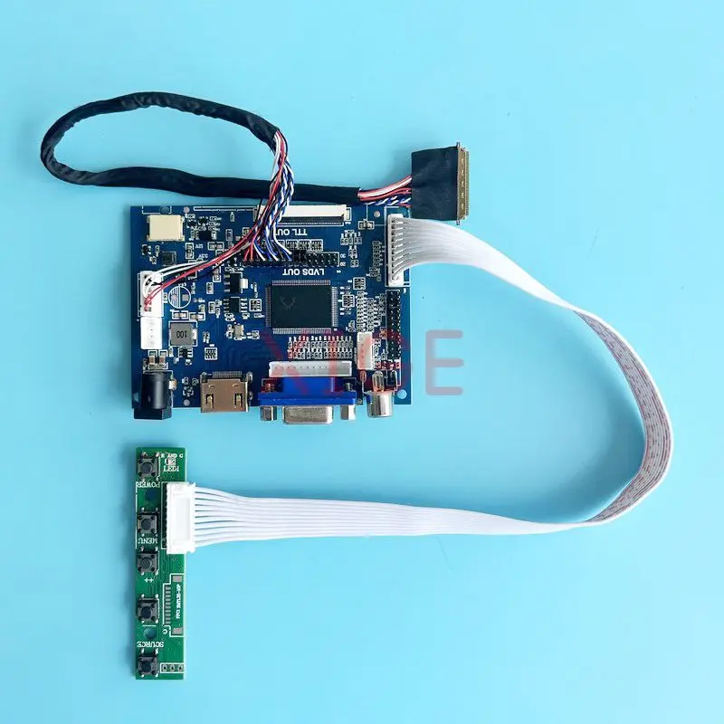

Плата драйвера контроллера для LP173WF1 HSD173PUW1, 2AV VGA 17,3 дюйма, совместимый с HDMI экран ноутбука, набор для самостоятельной модификации 1920*1080, 40-контактный LVDS