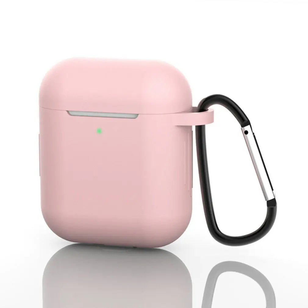 

Headphone Protective Cover For Airpods Universal Headset Case Wireless Earphone Silicone Case With Anti-Lost Button