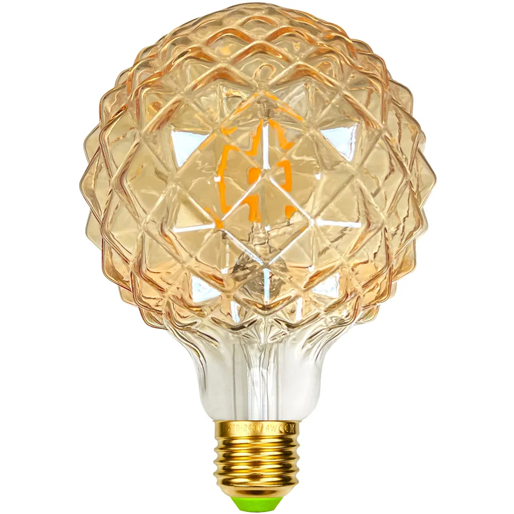 

TIANFAN Светодиодная лампа Эдисон ананас 4 Вт теплый свет