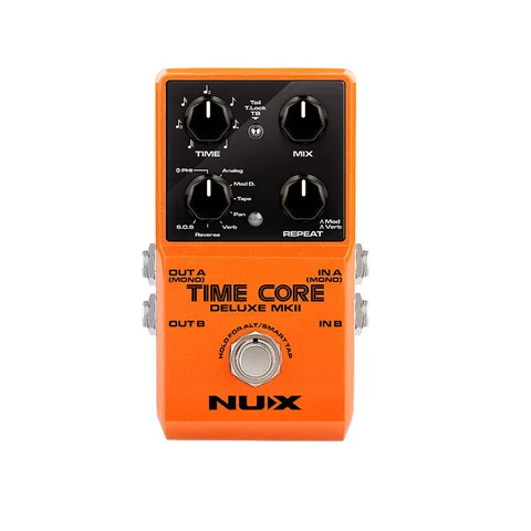 NUX TIME CORE DELUXE MKII-это педаль задержки с 7 различными типами и фразой looper