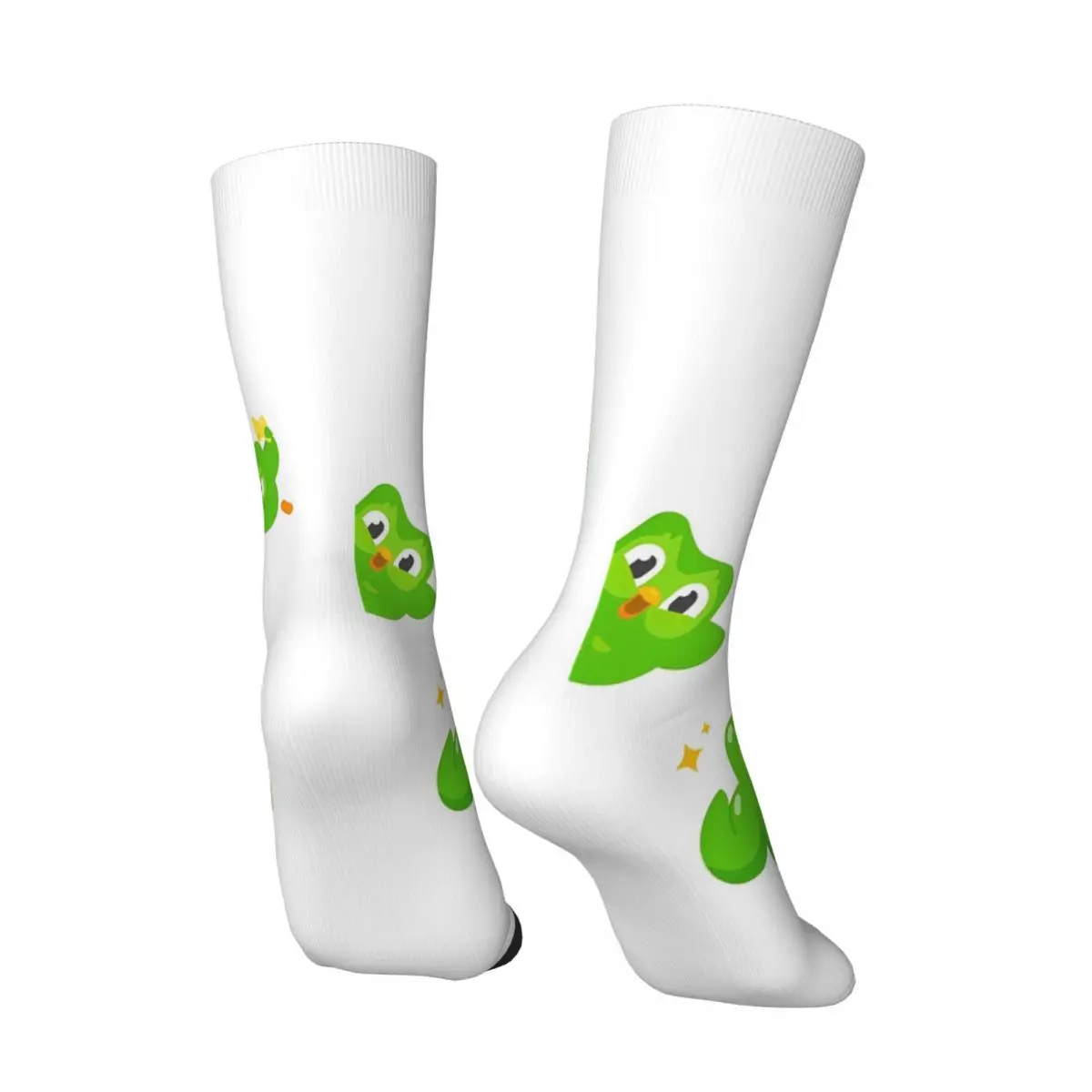 Носки Duolingo Owl Duo весенние чулки в стиле ретро женские и мужские удобные носки с