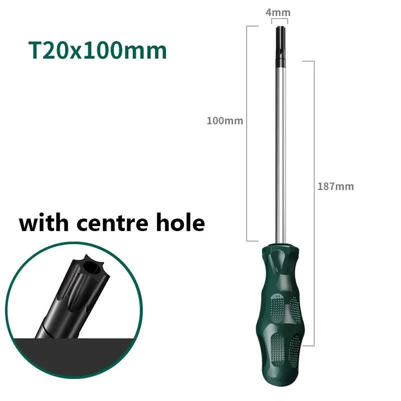 

Магнитная отвертка Torx (T6, T8, T10, T15, T20, T25, T27, T30, T40)