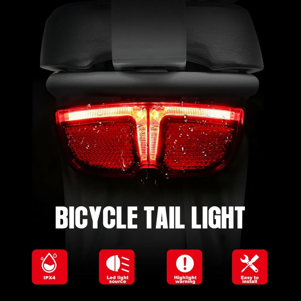 

EBike LED Lamp 6V Headlight Waterproof Night Riding Warning Light 110x45x28mm For Bafang Mid Drive Motor Rear Light Bicycle Part