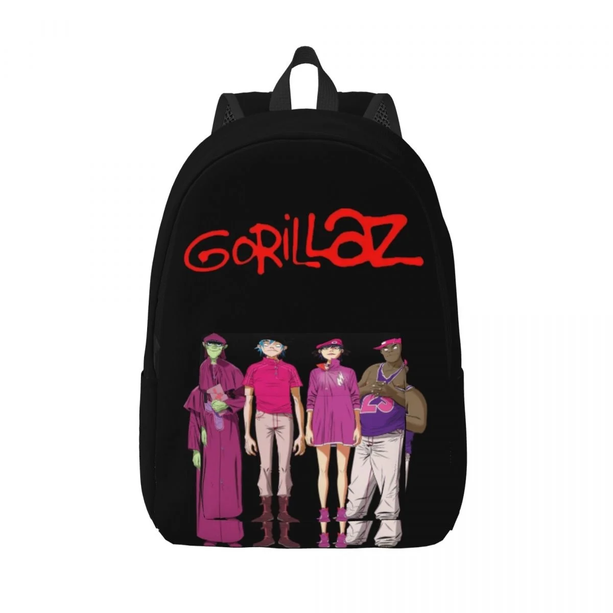 

Gorillaz Backpack for Boy Girl Kids Student School Book Bags Daypack Kindergarten Primary Bag Outdoor