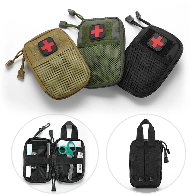 

EDC Medical Bag Hunting Molle Tactical Pouch First Aid Kits Outdoor Emergency Camping Hiking Survival EMT Utility Fanny Pack