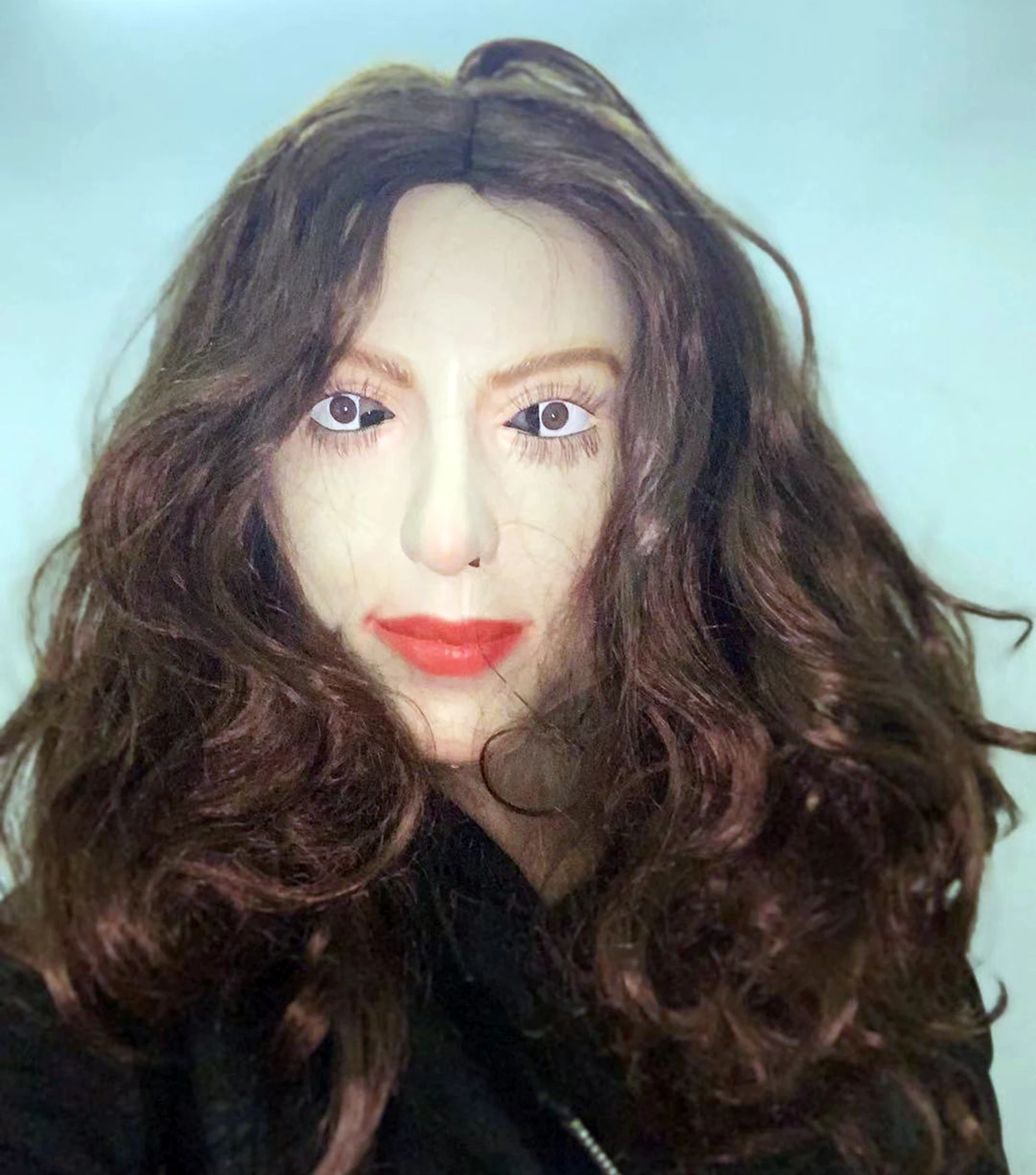 

Женская латексная маска на голову, реалистичный костюм для косплея, реквизит для взрослых