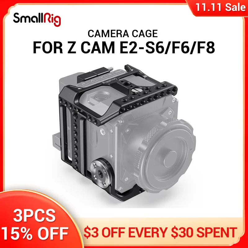 

Клетка для камеры SmallRig S6, для Z CAM E2-S6 / F6/F8, с розеткой Arri Rosette, 2423